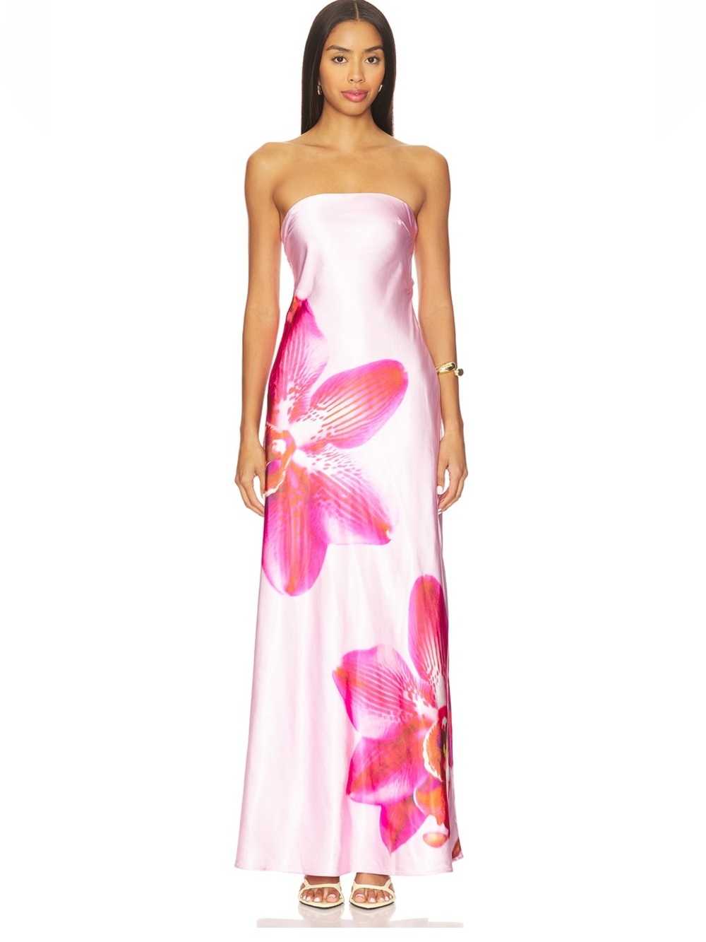 Celeste Maxi Dress in Orchid Pink by Runaway the Label